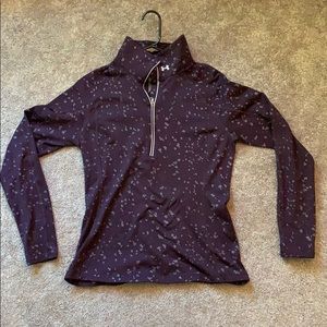 Violet & Silver Under Armour 1/4 Zip